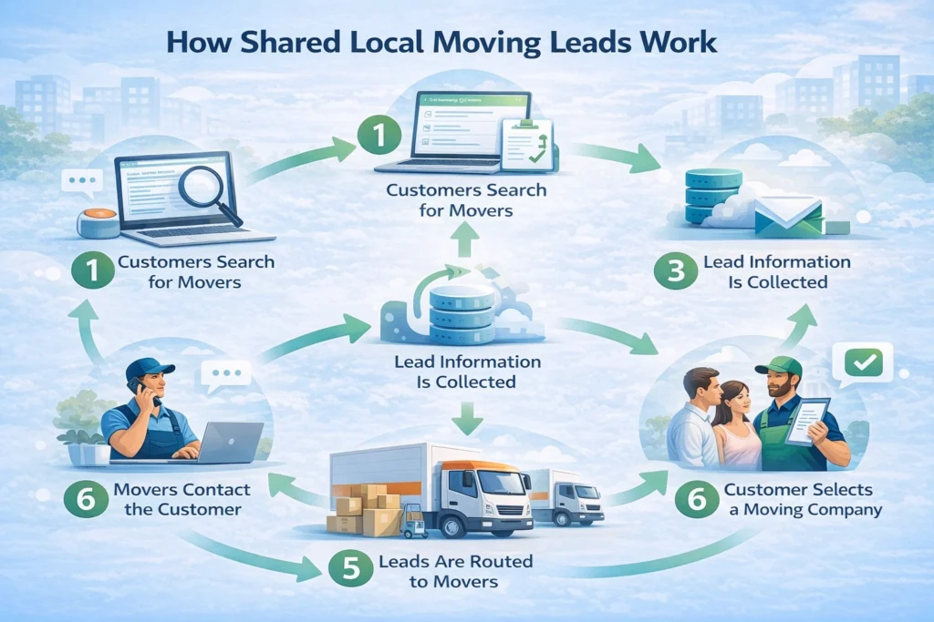 How Shared Local Moving Leads Work