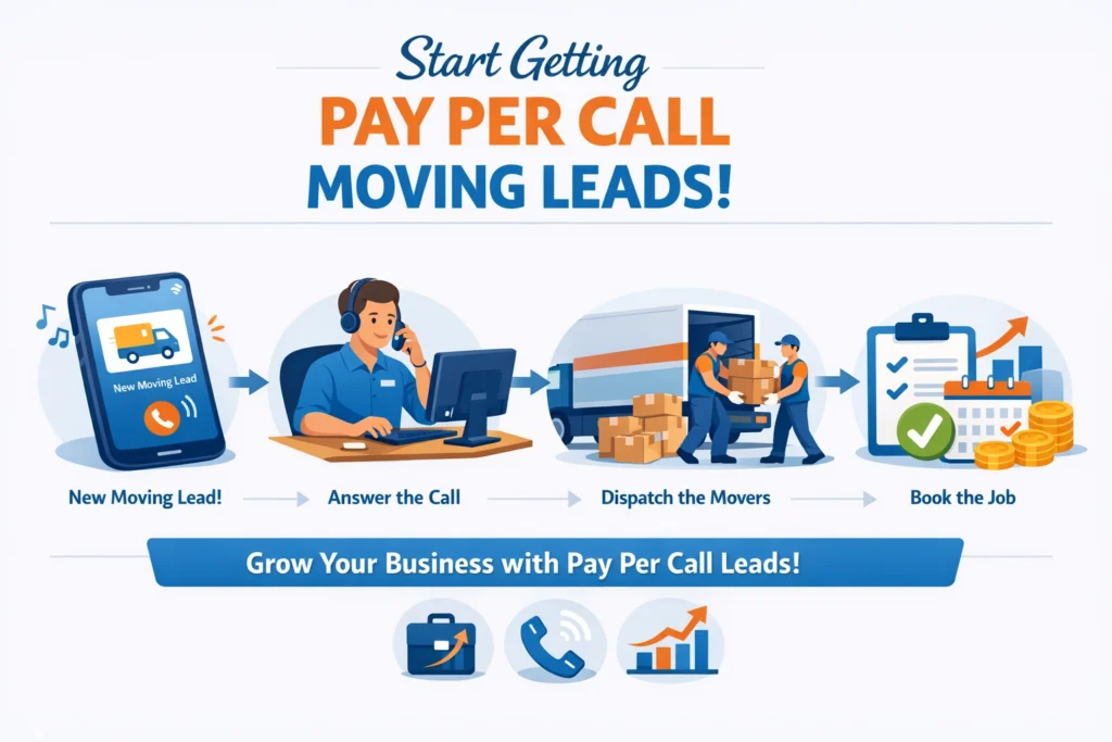 Start Receiving Pay Per Call Local Moving Leads